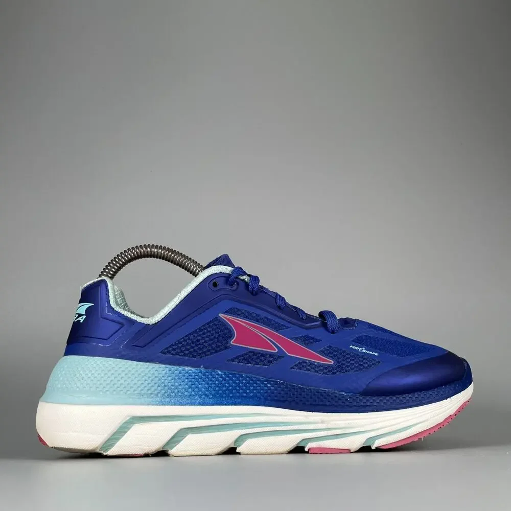 Altra Duo Women's 7 Blue Pink Running Sneakers Lace Up Low Top Shoes Casual GUC